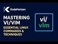 Mastering Editor Essential Linux Commands Techniques