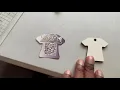 Sublimation Keychains QR CODE