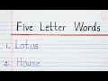 Five Letter Words