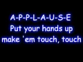 Lady Gaga Applause