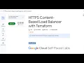 HTTPS Content-Based Load Balancer with Terraform LAB ISSUE