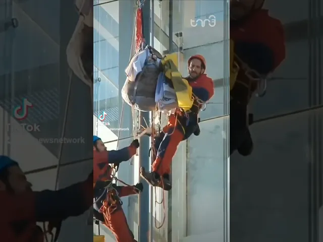 American artist Shepard Fairey creates a photograph of a G@zan child, hung at Reina Sofia Art Museum