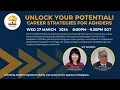 Unlock Your Potential Career Strategies for AD ers - Unlocking AD March 27 2024