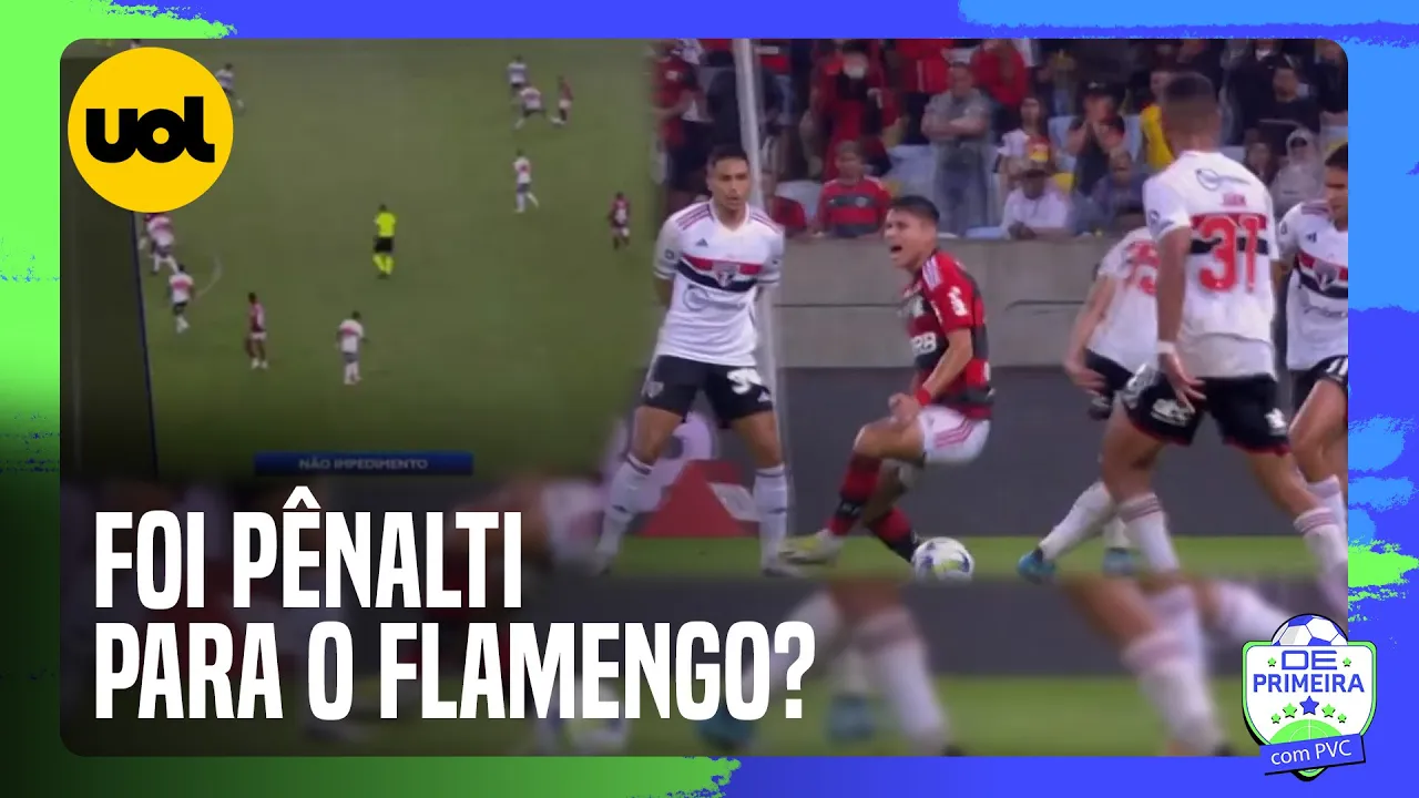 'NÃO FOI PÊNALTI PARA O FLAMENGO CONTRA O SÃO PAULO', AFIRMA EX-ÁRBITRO GUILHERME CERETTA DE LIMA