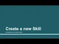 Create a new Skill Part - 12 Create custom Alexa skill using AWS Lambda function