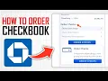 How To Order Checkbook From Chase App Full Guide