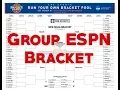 How to create a group ESPN NCAA March Madness bracket in less than a minute 2018