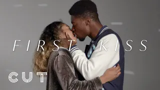 women have their first kiss captured in slow motion first takes cut