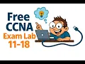 Free CCNA Exam Lab 11-18 Packet Tracer CCNA 200-301 Complete Course