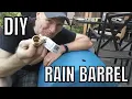 How to Make an Inexpensive DIY Rain Barrel - Karl s Food Forest Garden S01E105