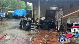 Flour Bluff flooding spreading into backyards