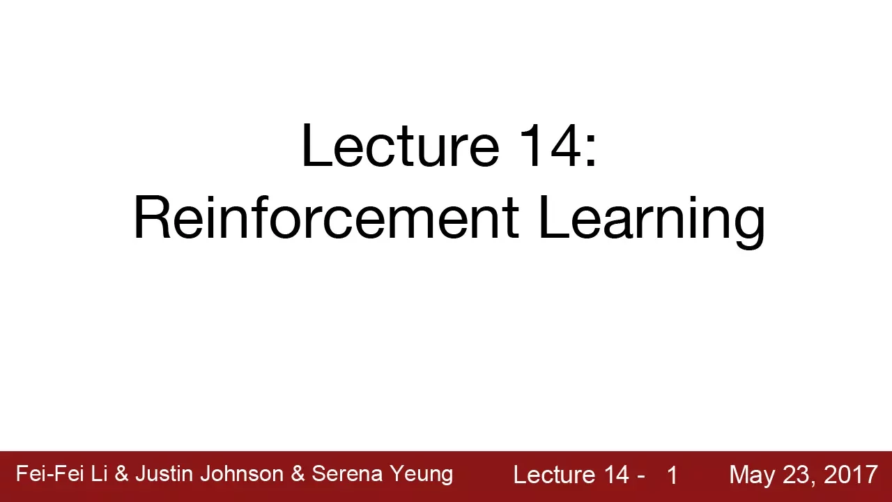 Deep Reinforcement Learning Lecture: MDPs, Q-Learning, and Policy Gradients