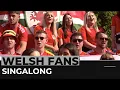 Download Lagu Welsh youth choir and Dafydd Iwan hold singalong ahead of World Cup match