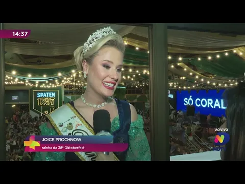 Nova realeza: rainha e princesas representam a 39ª Oktoberfest