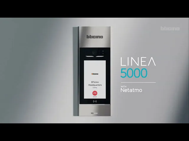 Комплект видео входен панел LINEA 5000 и захранващ блок 1.2A Bticino, BTICINO, 345001