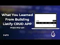 Project Wrap-Up What You Learned from Listify Elixir CRUD