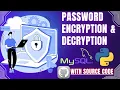 GUI Python Projects Password Encryption Decryption Project tutorial with Tkinter and Mysql