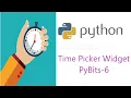 How to Input time in Tkinter Tamil Python Pybits-6
