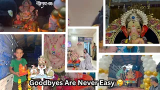 Still Not Over This! Ganpati Visarjan with Family 💛✨