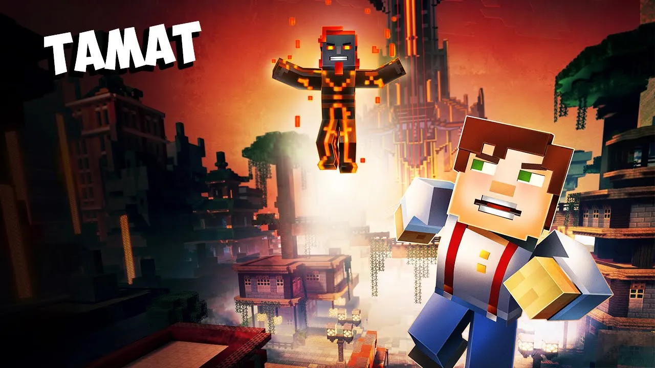 ALUR CERITA MINECRAFT STORY MODE | PART 1| MONSTER WITHER PENGHANCUR DUNIA