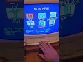 No remote How to change input on Panasonic Omnivision 13 inch TV VCR FM radio combo Very easy