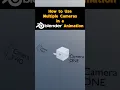Tutorial on How to Swap Multiple Cameras in a Blender Animation