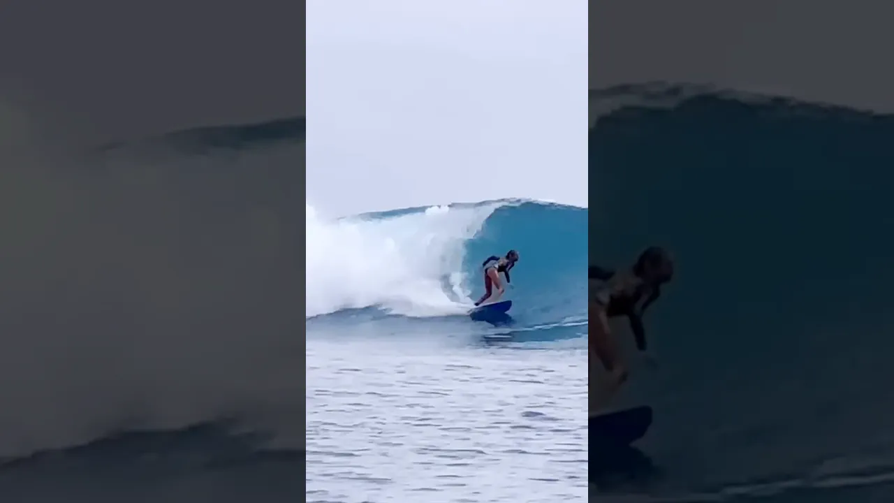 Somewhere off the coast of West Sumatra 🇮🇩🌊 #sailingfamily #surf