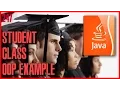 JAVA OOP Student class example