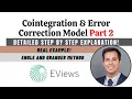 Time Series Error Correction Model explained in Eviews