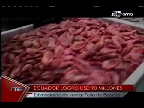 Ecuador logró usd 90 millones estimaciones de ventas Feria de Bruselas