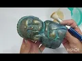 Download Lagu Pátina efecto cardenillo - pintar yeso - Ana Cando - Oxido de bronce