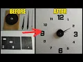 3D Wall Clock DIY Installation from China Aliexpress - Step By Step