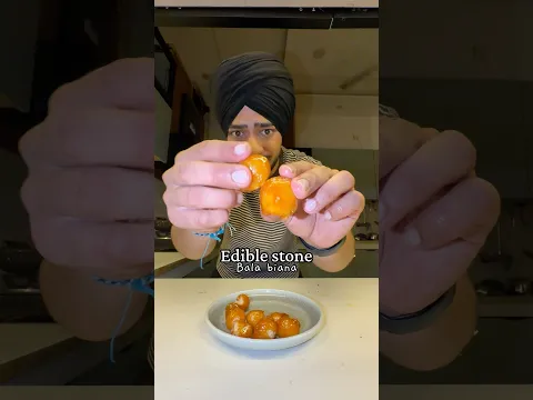 Pheli baar Bala Biana bnaya 😱 mtlb edible kancha | street food #shorts #shortsfeed