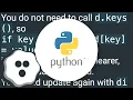 Python update a key in dict if it doesn t exist