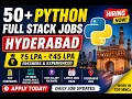 Latest Python Full Stack Jobs in Hyderabad 2026 Freshers Experienced mits - it