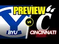 BYU vs Cincinnati Game And Predictions