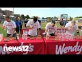 LI Ducks host inaugural Wendy s Chicken Nugget Eating Championship News 12
