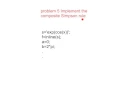 Implement the composite Simpson rule