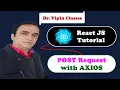 React Tutorial AXIOS POST Request in React Dr Vipin Classes