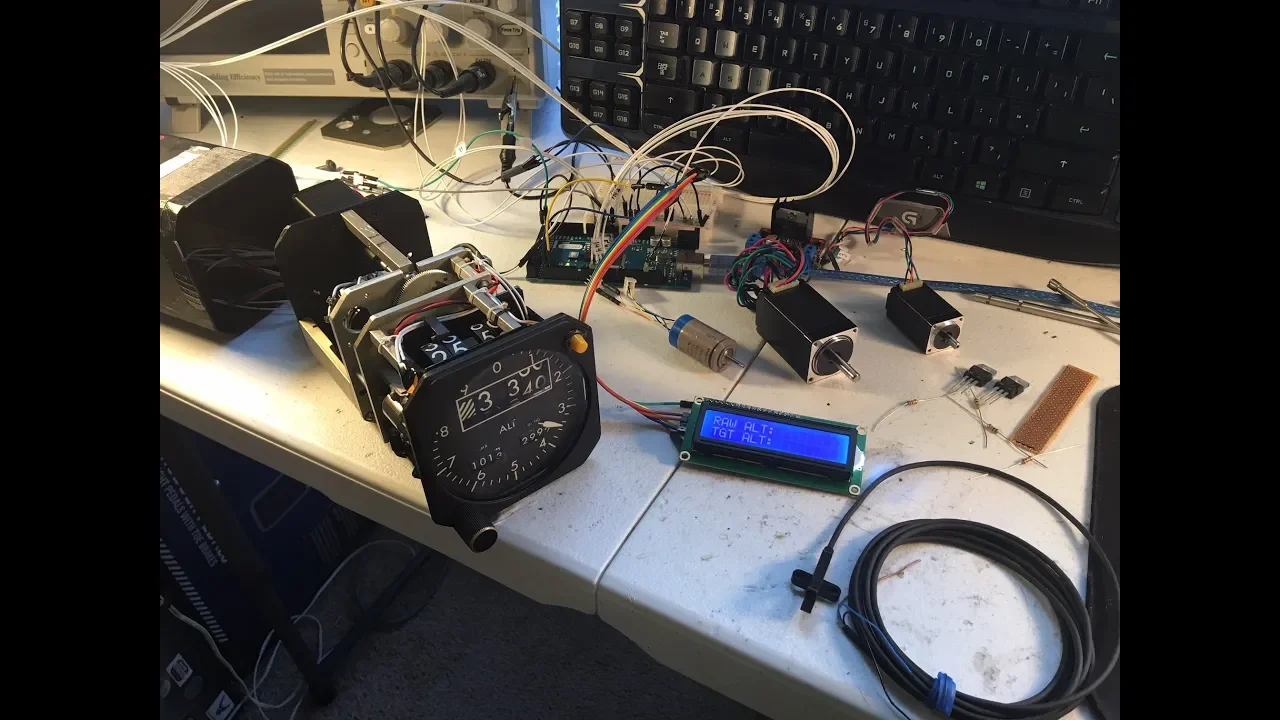 A-10C Home Cockpit: Altimeter modification