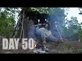 Lagu Survive DAY 50 The forest where it's hardest to find food, the pine forest.. [Cao Cao]