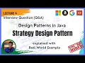 Design Pattern Q A - 4 Strategy Design Pattern