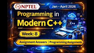 NPTEL Modern C Week 8 2026 Complete Assignment 8 Answers with Programming Questions
