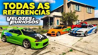 TODAS AS REFERÊNCIAS DO VELOZES E FURIOSOS no GTA! CARROS, LOCAIS e PERSONAGENS!