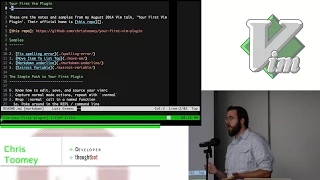 Your First Vim Plugin