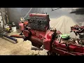 Farmall 300 Restoration - Removing Manifold Carburetor and Thermostat Housing