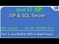 JSP Wildfly and Database Part 4 - Implement Example JavaEE JSP Tutorial