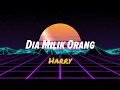 Download Lagu Harry - Dia Milik Orang (Official Lirik Video)