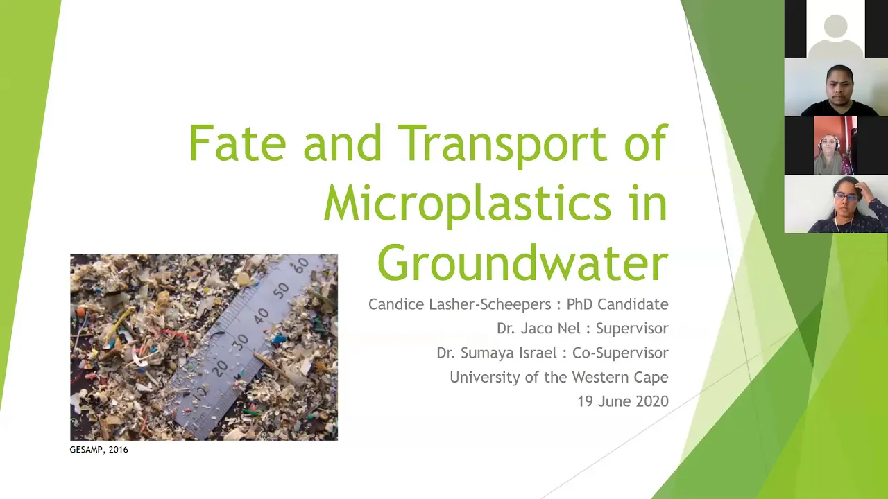 GW Talk 2020-06-19 Fate and Transport of Microplastics in Groundwater