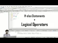Logical Operators with If-else statements Programming Language C
